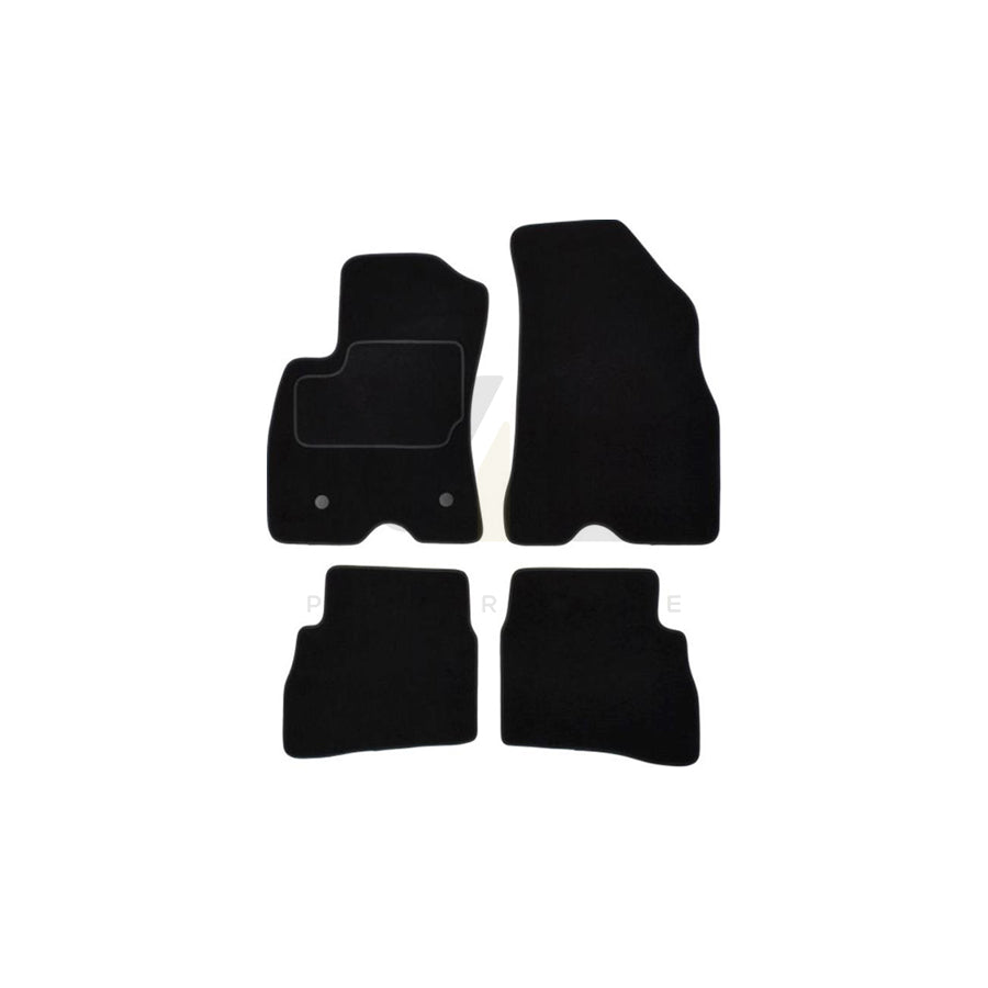 MAMMOOTH A041 OPL116 PRM 01 Floor mat set for OPEL Combo C Box Body / Estate Textile, Front and Rear, Quantity: 4, Black