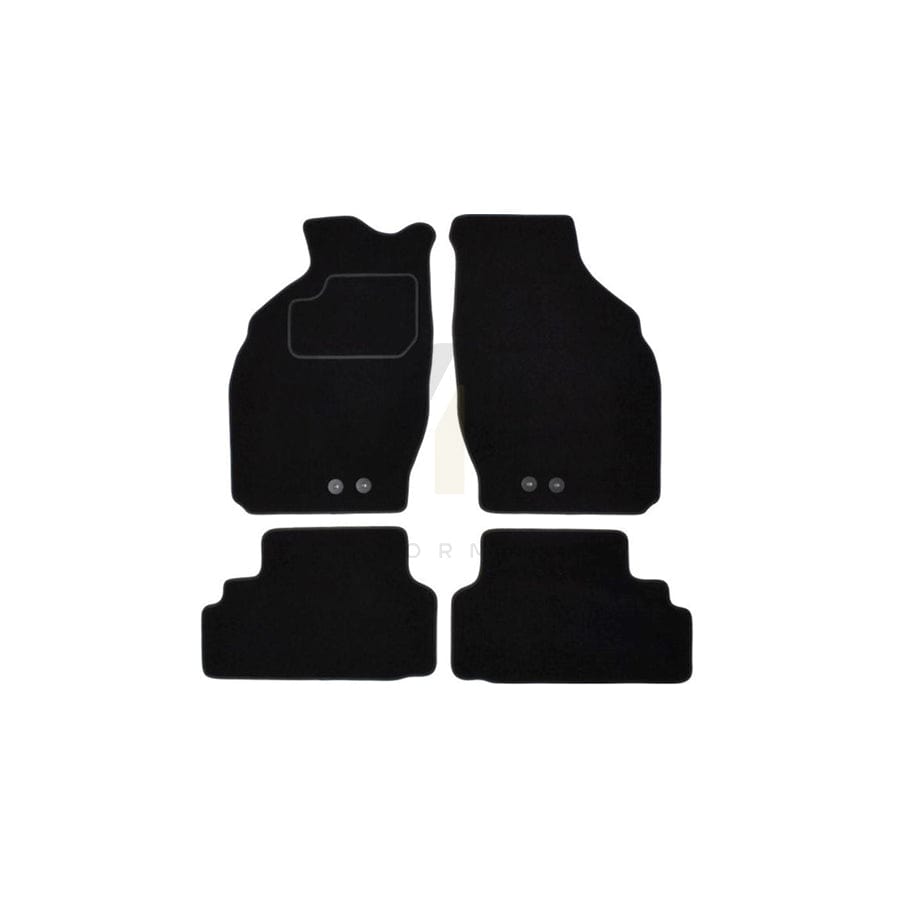 MAMMOOTH A041 OPL15 PRM 01 Floor mat set for OPEL Agila A (H00) Textile, Front and Rear, Quantity: 4, Black