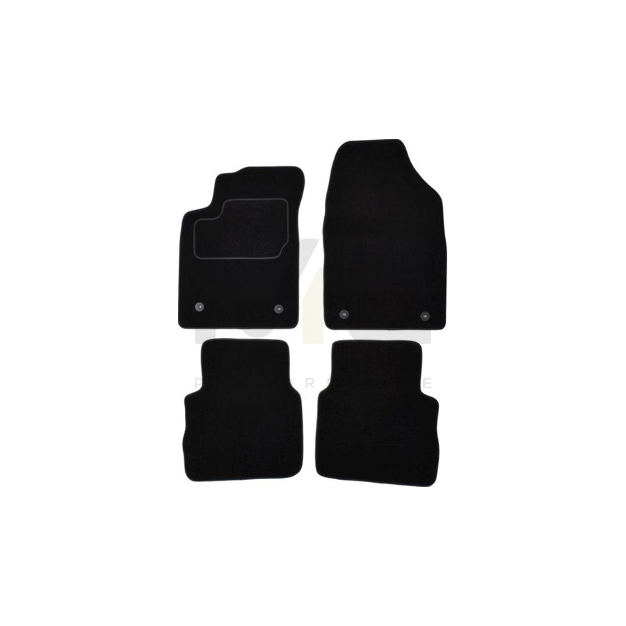 MAMMOOTH A041 OPL235 PRM 01 Floor mat set for OPEL Signum CC (Z03) Textile, Front and Rear, Quantity: 4, Black