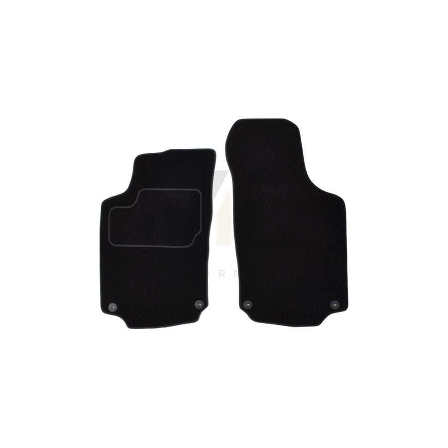 MAMMOOTH A041 OPL255 PRM 01 Floor mat set for OPEL Tigra Twintop (X04) Textile, Front, Quantity: 2, Black