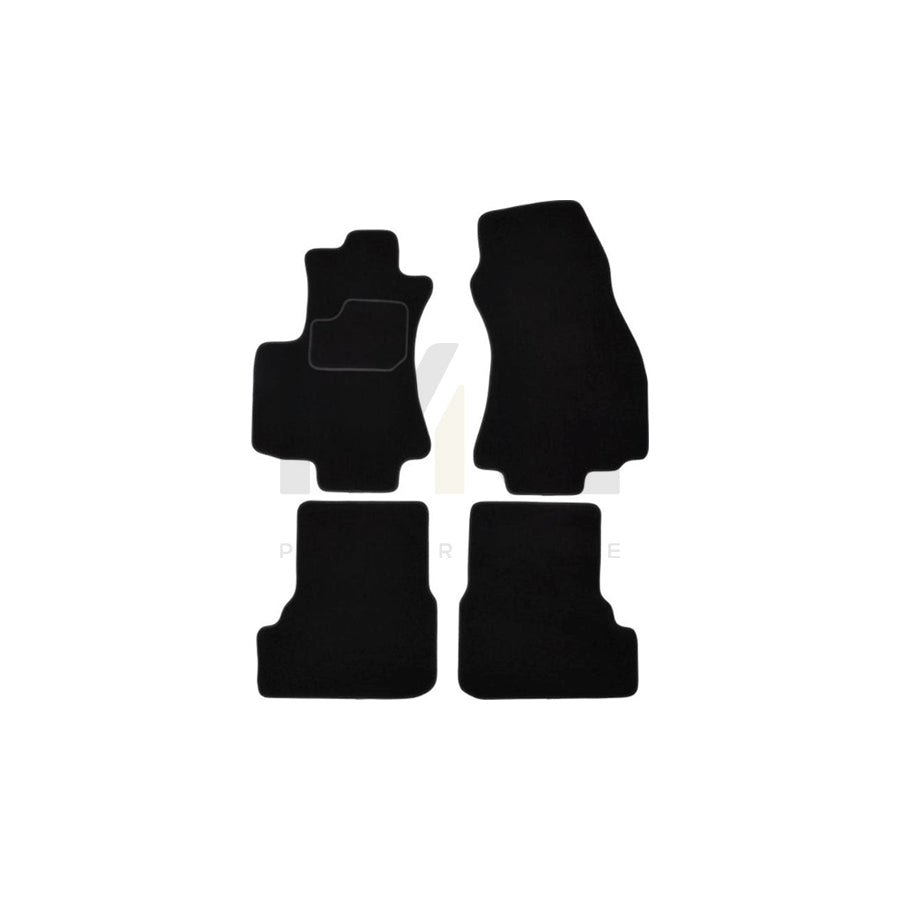 MAMMOOTH A041 OPL315 PRM 01 Floor mat set for OPEL Zafira A (T98) Textile, Front and Rear, Quantity: 4, Black