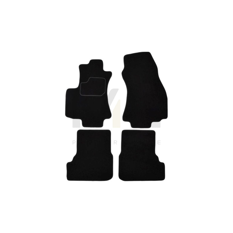 MAMMOOTH A041 OPL320 PRM 01 Floor mat set for OPEL Zafira A (T98) Textile, Front and Rear, Quantity: 4, Black