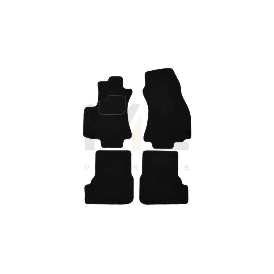 MAMMOOTH A041 OPL325 PRM 01 Floor mat set for OPEL Zafira B (A05) Textile, Front and Rear, Quantity: 4, Black