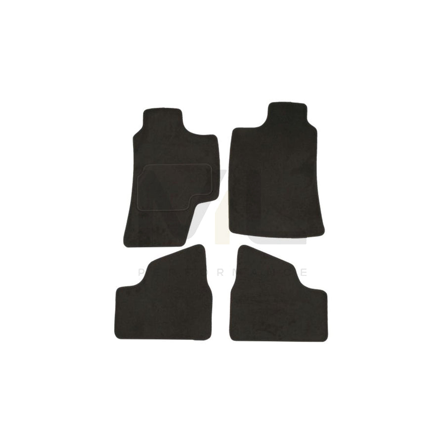 MAMMOOTH A041 OPL50 PRM 02 Floor mat set for OPEL ASTRA Textile, Front and Rear, Quantity: 4, Grey