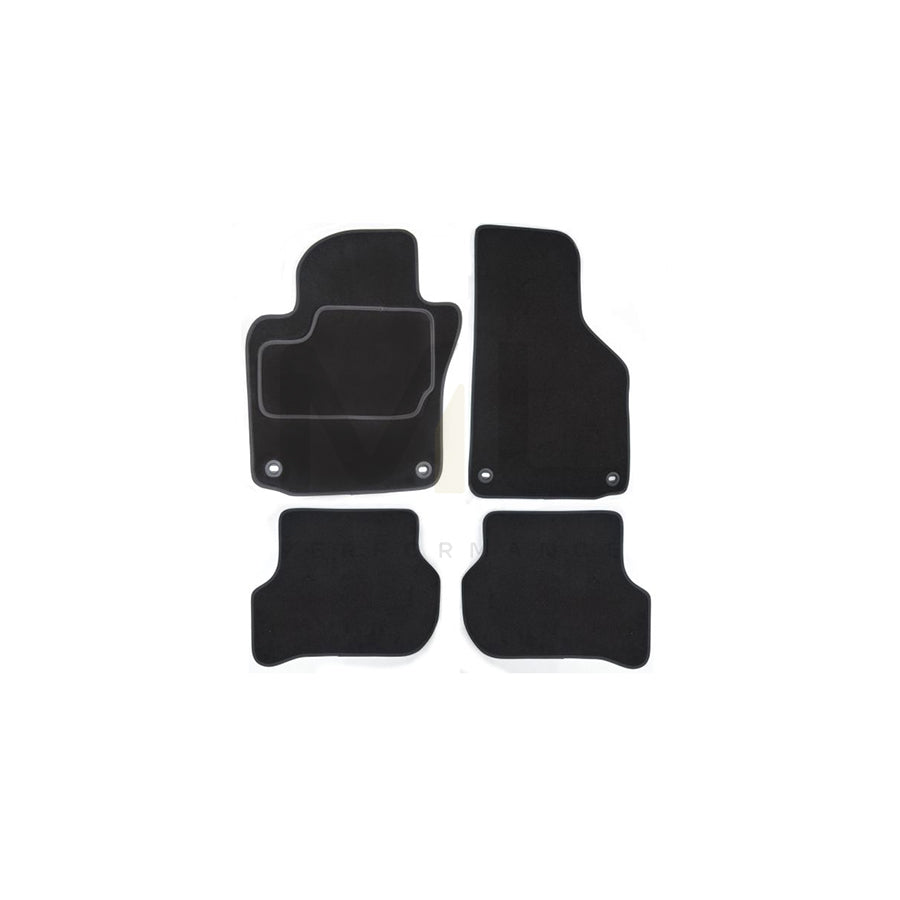 MAMMOOTH A041 PGT115 PRM 01 Floor mat set for PEUGEOT 306 Textile, Front and Rear, Quantity: 4, Black