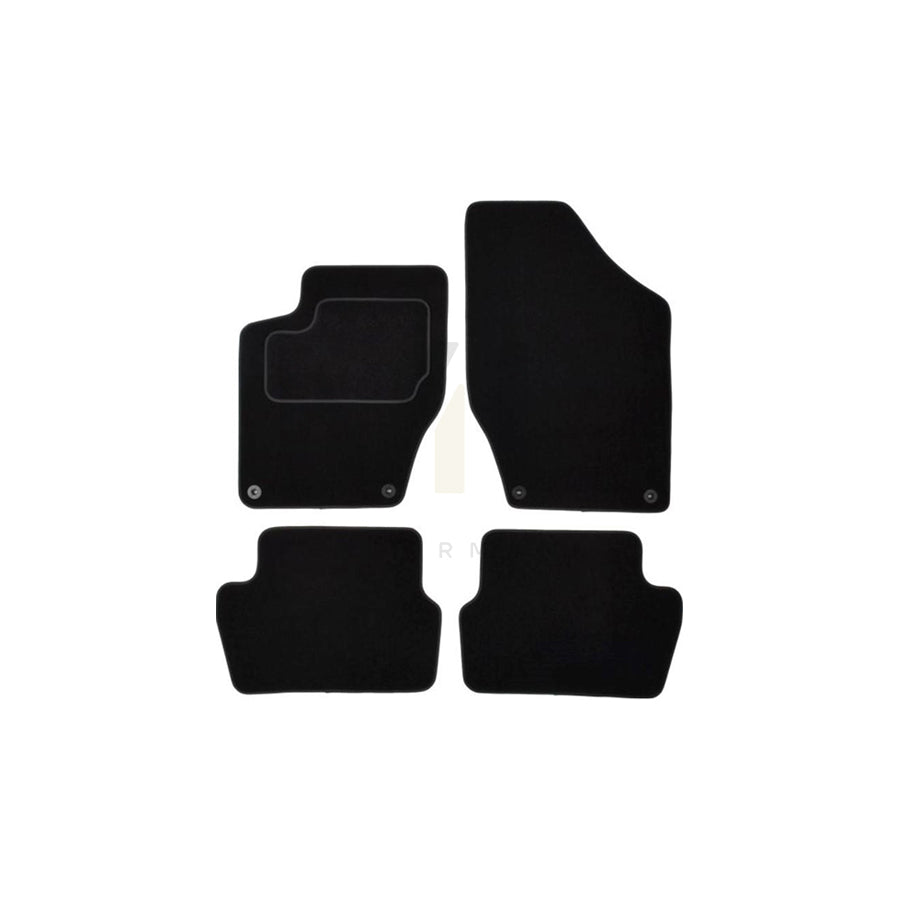 MAMMOOTH A041 PGT155 PRM 01 Floor mat set for PEUGEOT 308 Textile, Front and Rear, Quantity: 4, Black