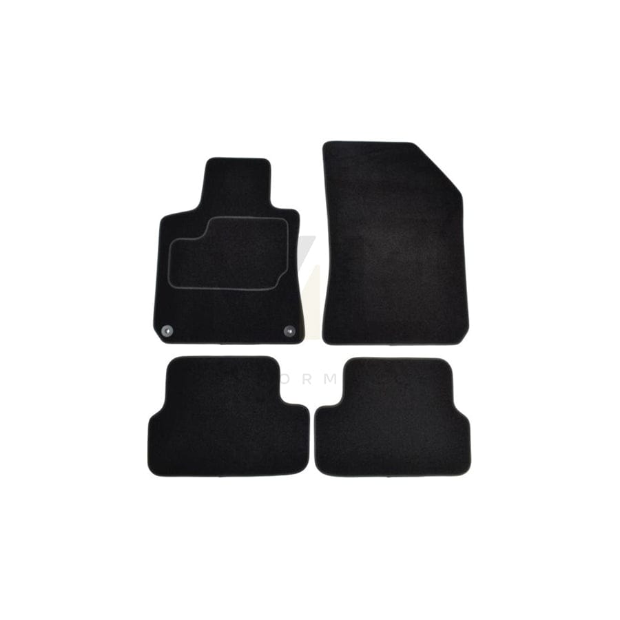 MAMMOOTH A041 PGT160 PRM 01 Floor mat set for PEUGEOT 308 II Hatchback Textile, Front and Rear, Quantity: 4, Black