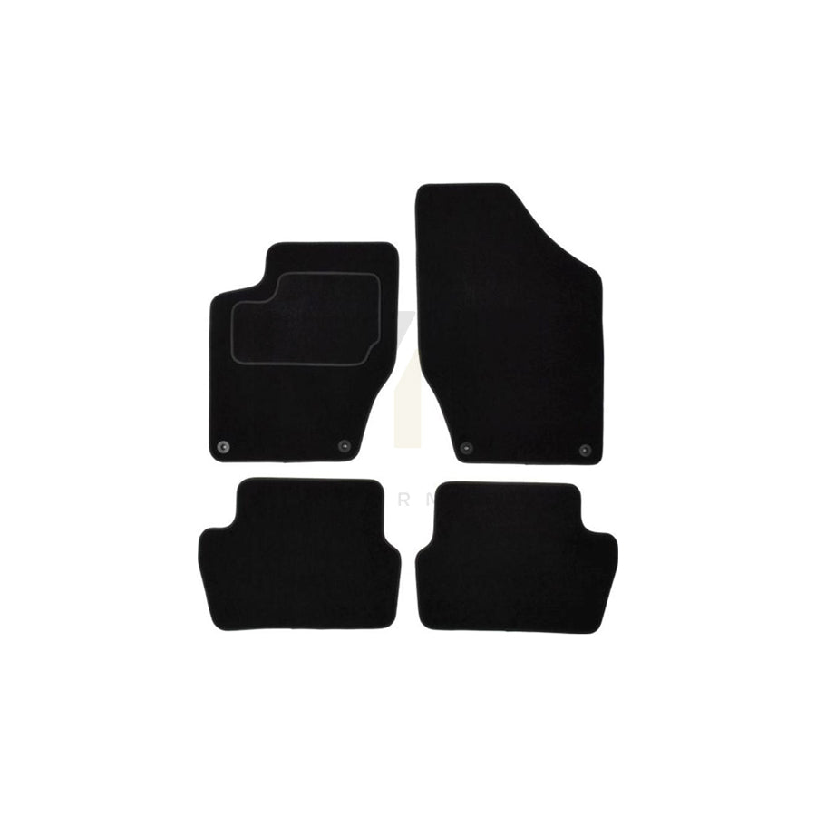 MAMMOOTH A041 PGT175 PRM 01 Floor mat set for PEUGEOT 308 I SW (4E, 4H) Textile, Front and Rear, Quantity: 4, Black