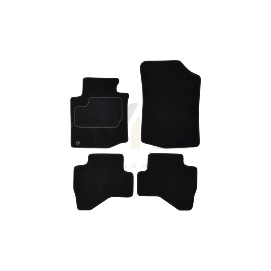 MAMMOOTH A041 PGT20 PRM 01 Floor mat set for PEUGEOT 107 Hatchback (PM, PN) Textile, Front and Rear, Quantity: 4, Black