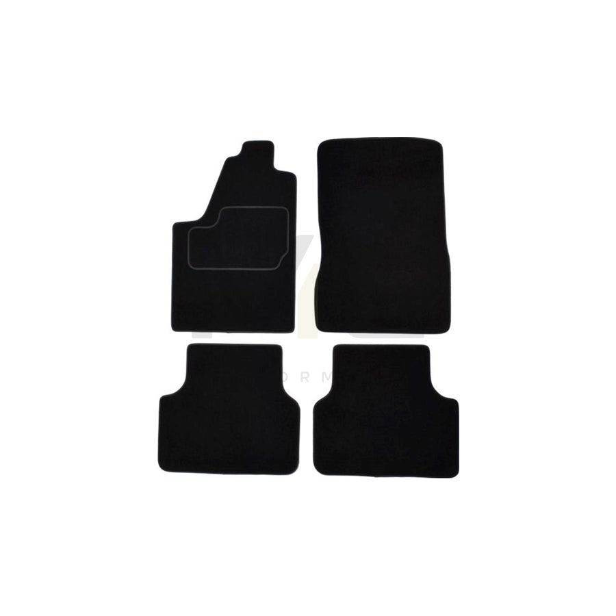 MAMMOOTH A041 PGT420 PRM 01 Floor mat set for PEUGEOT Partner I Van Textile, Front and Rear, Quantity: 4, Black