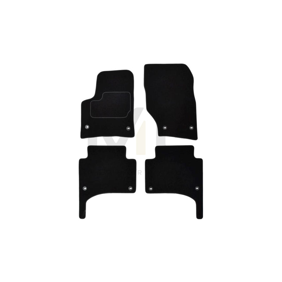 MAMMOOTH A041 POR75 PRM 01 Floor mat set for PORSCHE Cayenne (9PA) Textile, Front and Rear, Quantity: 4, Black