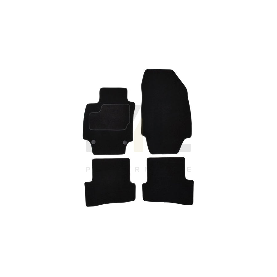 MAMMOOTH A041 RNT100 PRM 01 Floor mat set for RENAULT Captur (J5_, H5_) Textile, Front and Rear, Quantity: 4, Black