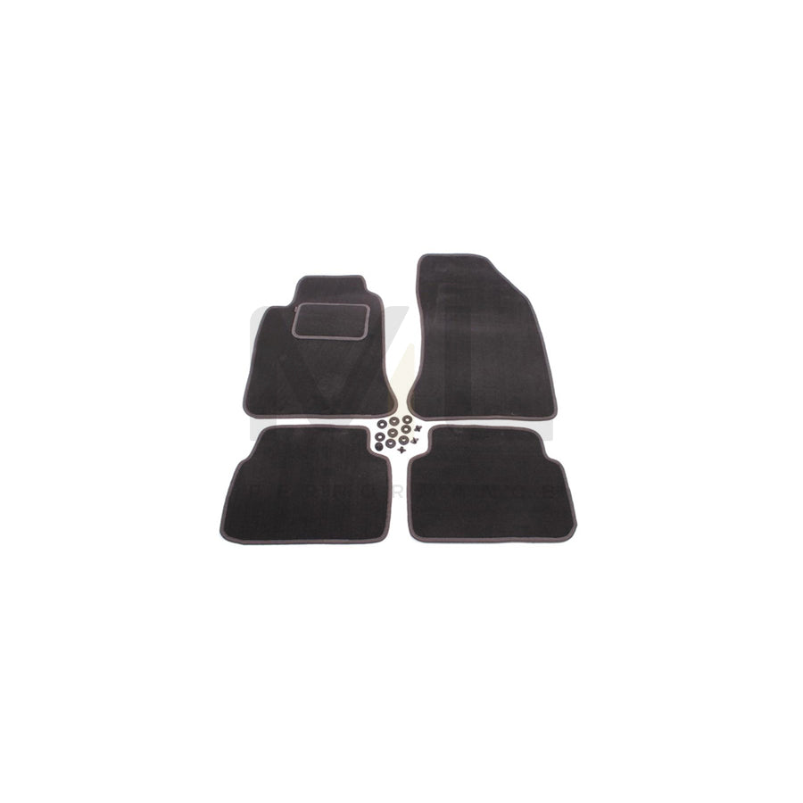 MAMMOOTH A041 RNT260 PRM 02 Floor mat set for RENAULT Laguna II Hatchback (BG) Textile, Front and Rear, Quantity: 4, Grey