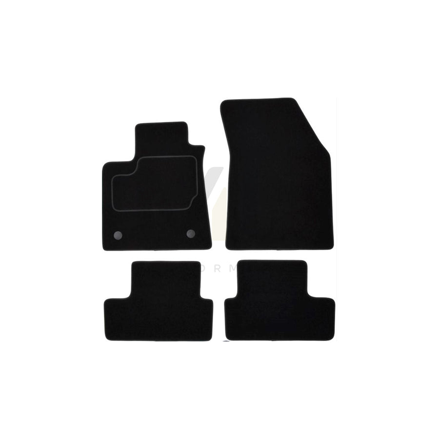 MAMMOOTH A041 RNT376 PRM 01 Floor mat set for RENAULT Megane IV Hatchback (B9A/M/N) Textile, Front and Rear, Quantity: 4, Black