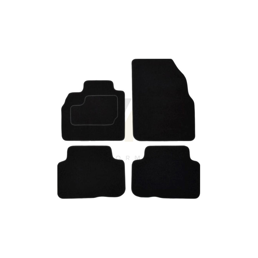 MAMMOOTH A041 RNT410 PRM 01 Floor mat set for RENAULT Scﾃｩnic II (JM) Textile, Front and Rear, Quantity: 4, Black