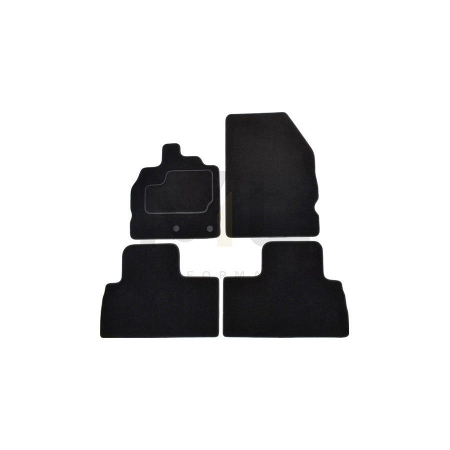 MAMMOOTH A041 RNT430 PRM 01 Floor mat set for RENAULT Scﾃｩnic III (JZ0/1_) Textile, Front and Rear, Quantity: 4, Black