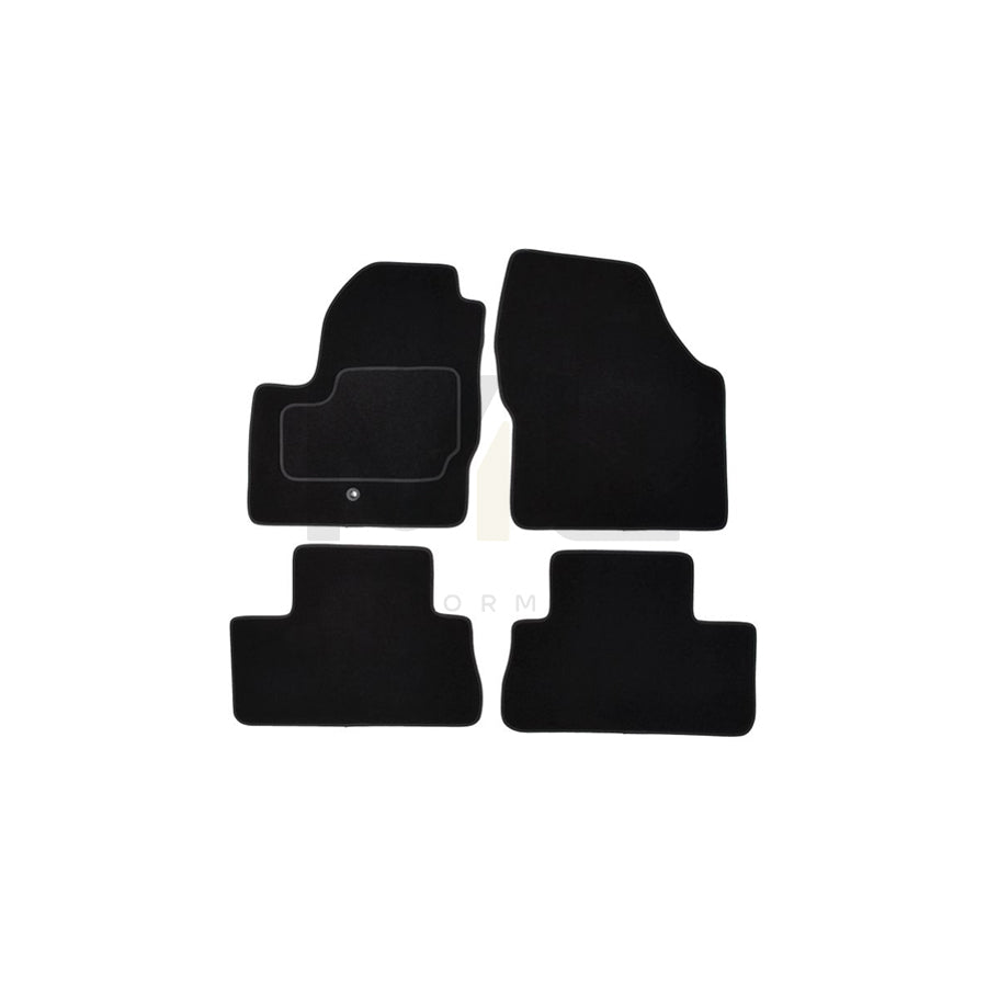 MAMMOOTH A041 ROV100 PRM 01 Floor mat set for LAND ROVER Freelander 2 Off-Road (L359) Textile, Front and Rear, Quantity: 4, Black
