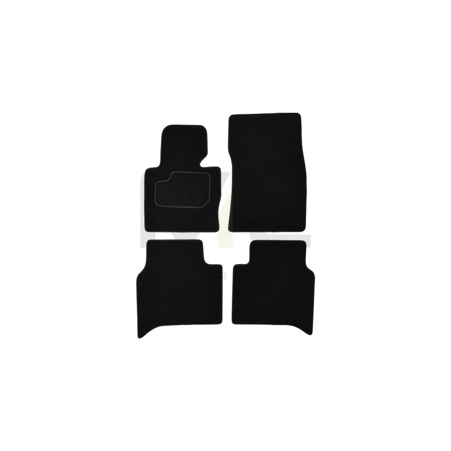 MAMMOOTH A041 ROV140 PRM 01 Floor mat set for LAND ROVER Range Rover III (L322) Textile, Front and Rear, Quantity: 4, Black