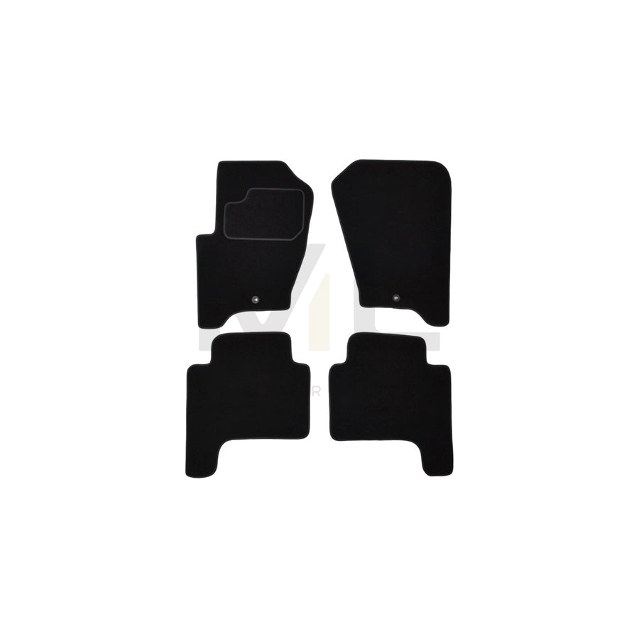 MAMMOOTH A041 ROV160 PRM 01 Floor mat set for LAND ROVER Range Rover Sport (L320) Textile, Front and Rear, Quantity: 4, Black