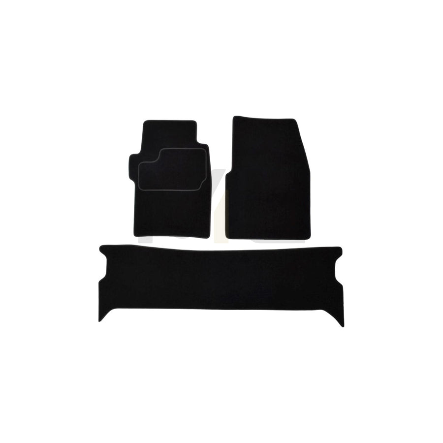 MAMMOOTH A041 ROV75 PRM 01 Floor mat set for LAND ROVER Discovery IV (L319) Textile, Front and Rear, Quantity: 4, Black