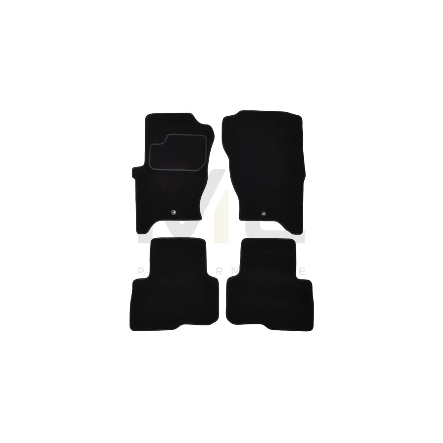 MAMMOOTH A041 ROV80 PRM 01 Floor mat set for LAND ROVER Discovery III (L319) Textile, Front and Rear, Quantity: 4, Black