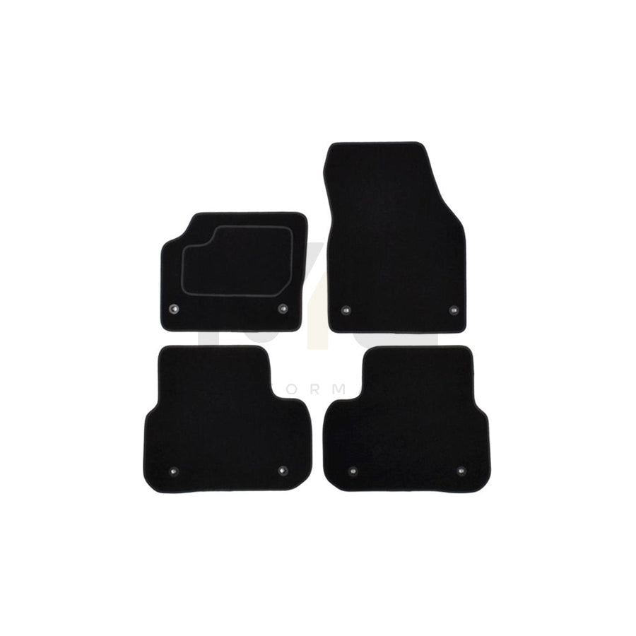 MAMMOOTH A041 ROV89 PRM 01 Floor mat set for LAND ROVER Discovery Sport (L550) Textile, Front and Rear, Quantity: 4, Black
