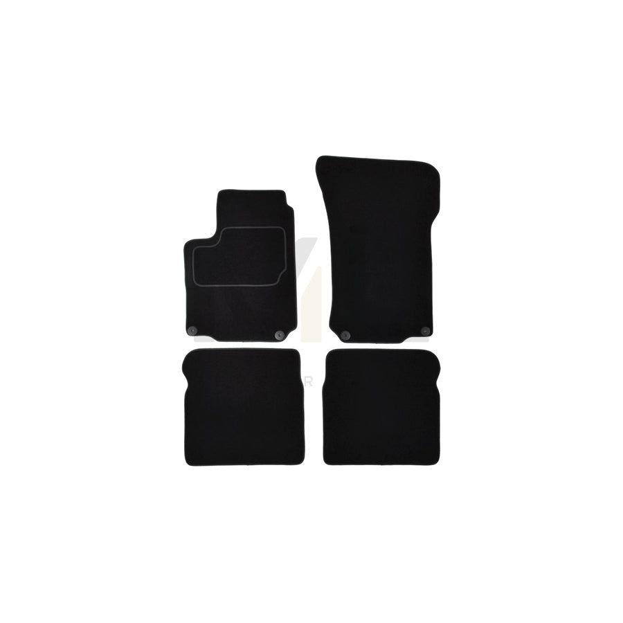 MAMMOOTH A041 SET145 PRM 01 Floor mat set for SEAT Toledo II Saloon (1M2) Textile, Front and Rear, Quantity: 4, Black