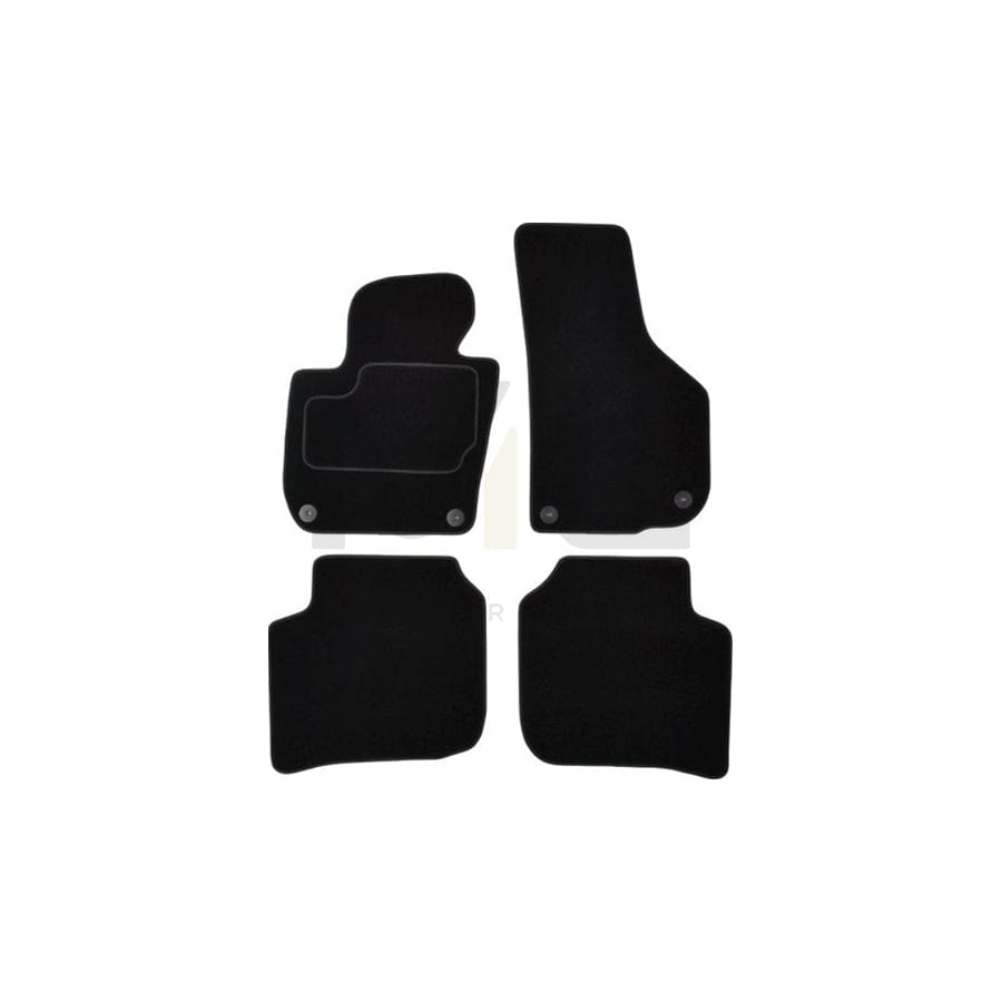 MAMMOOTH A041 SKO110 PRM 01 Floor mat set for SKODA SUPERB Textile, Front and Rear, Quantity: 4, Black