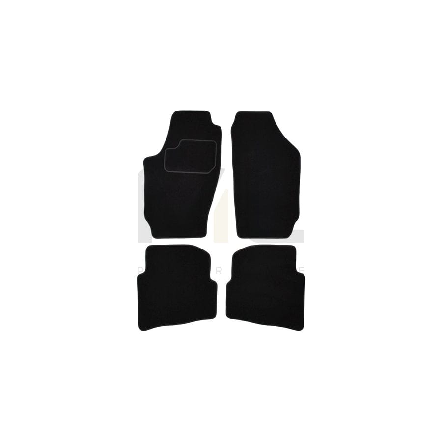 MAMMOOTH A041 SKO15 PRM 01 Floor mat set for SKODA FABIA Textile, Front and Rear, Quantity: 4, Black