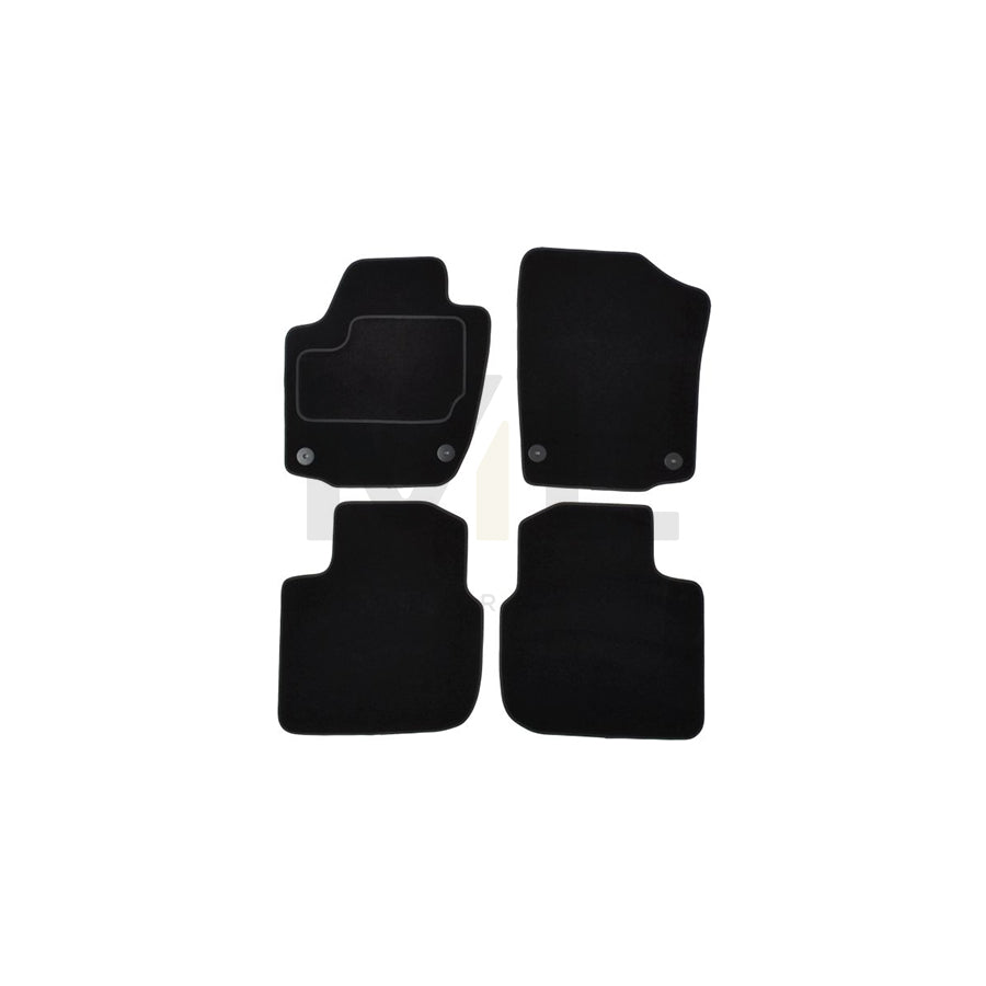 MAMMOOTH A041 SKO99 PRM 01 Floor mat set for SKODA RAPID Textile, Front and Rear, Quantity: 4, Black