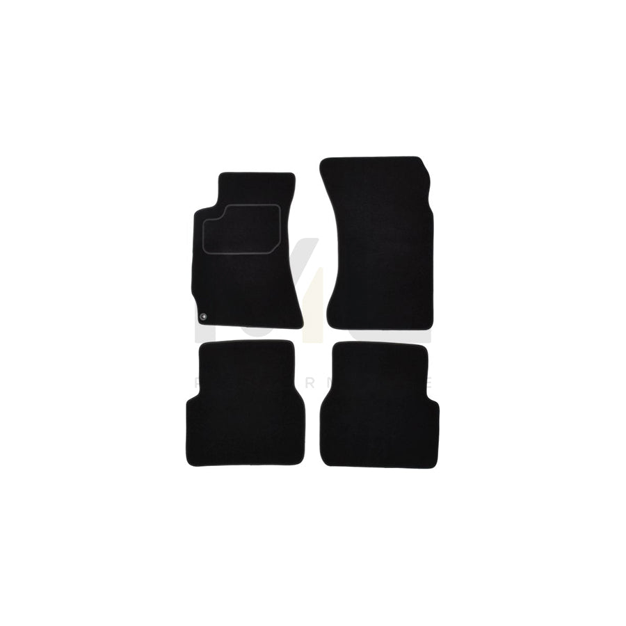 MAMMOOTH A041 SUB25 PRM 01 Floor mat set for SUBARU Forester II (SG) Textile, Front and Rear, Quantity: 4, Black