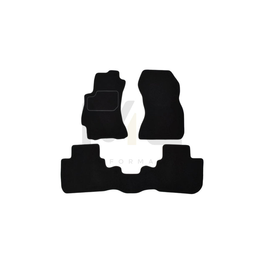 MAMMOOTH A041 SUB95 PRM 01 Floor mat set for SUBARU OUTBACK Textile, Front and Rear, Quantity: 3, Black