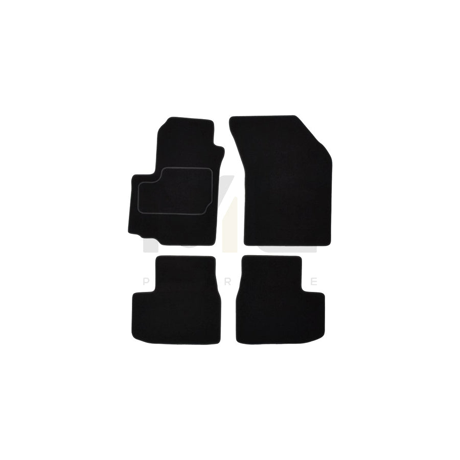 MAMMOOTH A041 SUZ105 PRM 01 Floor mat set for SUZUKI Swift III Hatchback (MZ, EZ) Textile, Front and Rear, Quantity: 4, Black