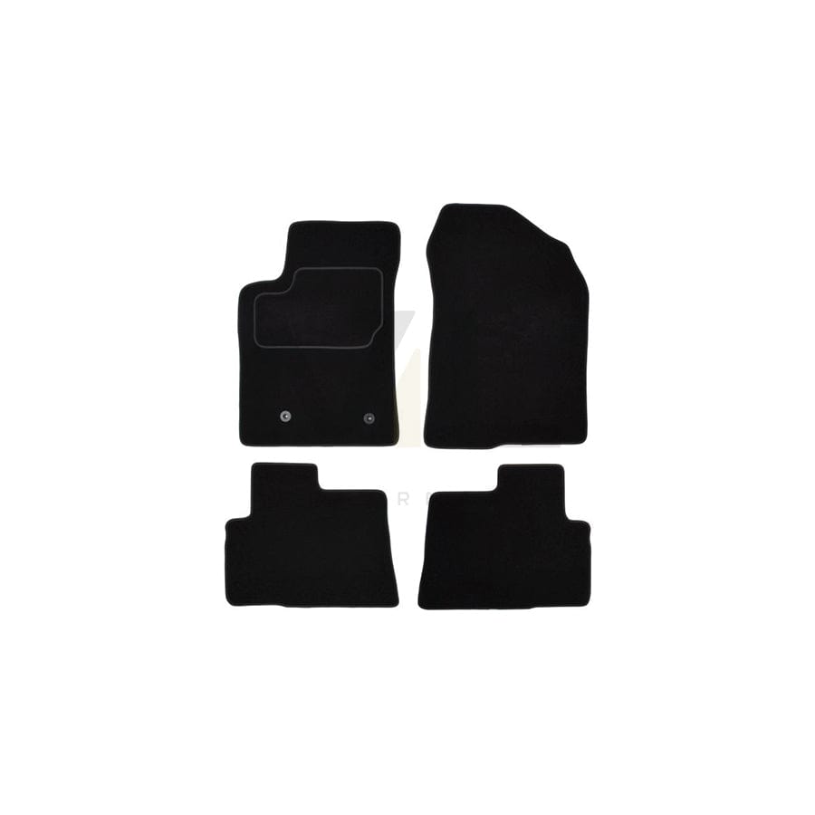 MAMMOOTH A041 TOY150 PRM 01 Floor mat set for TOYOTA Corolla Verso (AR10) Textile, Front and Rear, Quantity: 4, Black