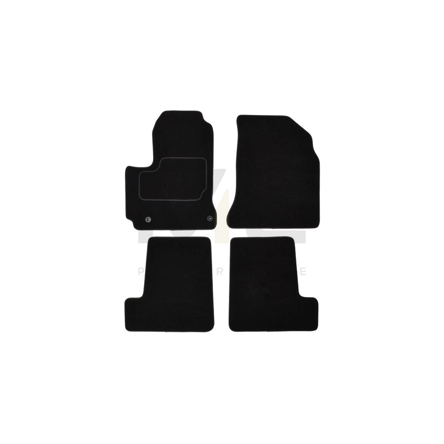 MAMMOOTH A041 TOY315 PRM 01 Floor mat set for TOYOTA RAV4 III Off-Road (XA30) Textile, Front and Rear, Quantity: 4, Black