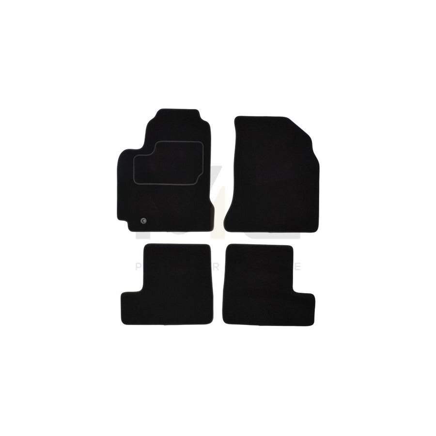 MAMMOOTH A041 TOY325 PRM 01 Floor mat set for TOYOTA RAV4 II Off-Road (XA20) Textile, Front and Rear, Quantity: 4, Black