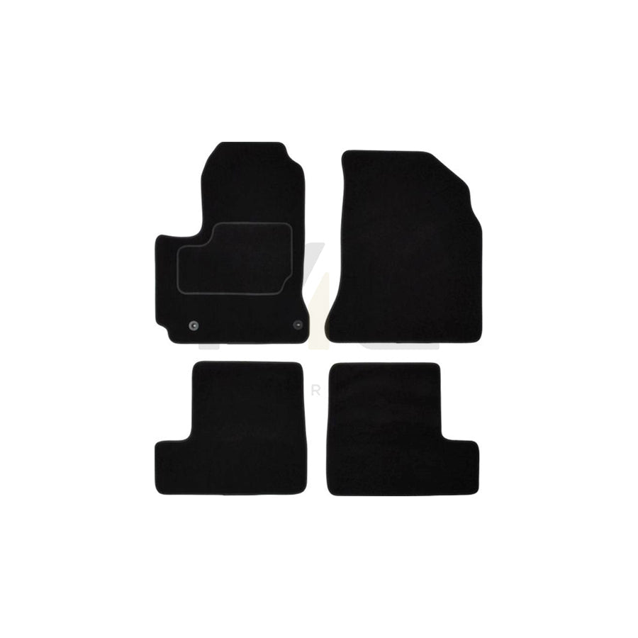 MAMMOOTH A041 TOY330 PRM 01 Floor mat set for TOYOTA RAV4 III Off-Road (XA30) Textile, Front and Rear, Quantity: 4, Black