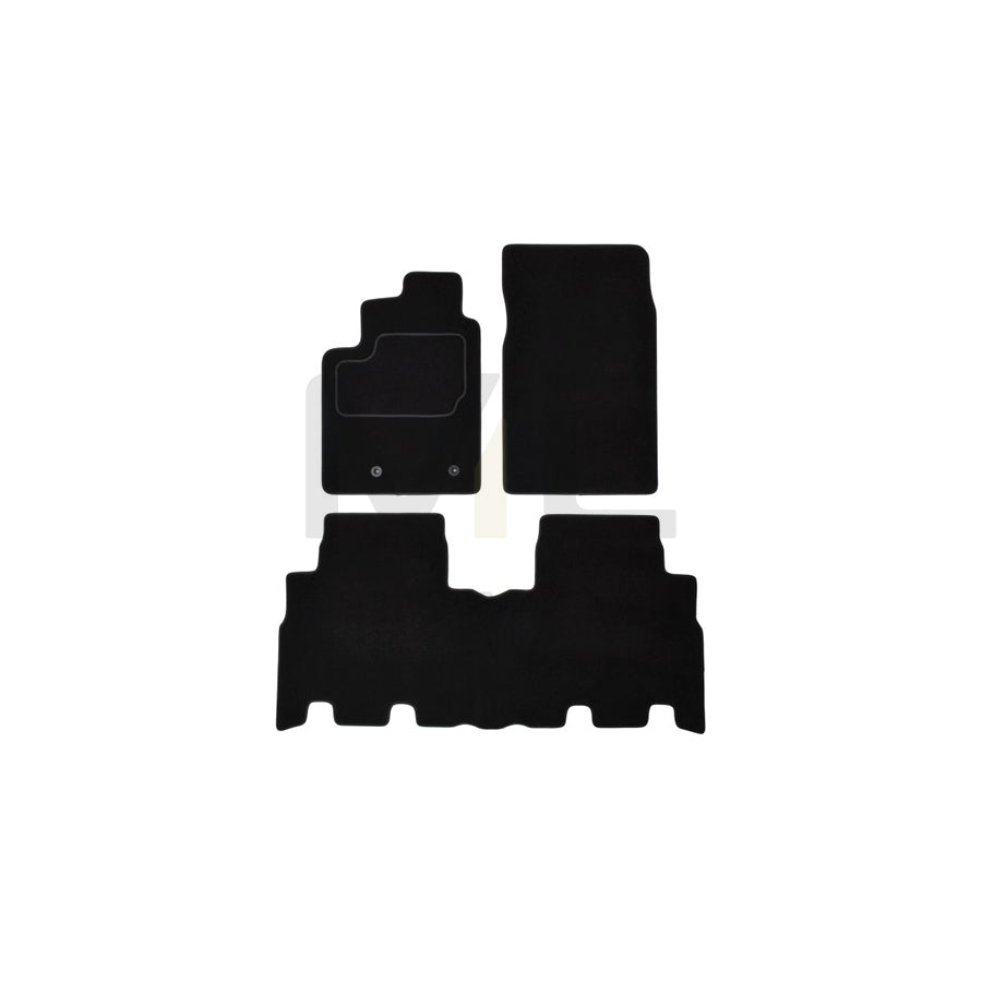 MAMMOOTH A041 TOY395 PRM 01 Floor mat set for TOYOTA Yaris Verso (P2) Textile, Front and Rear, Quantity: 3, Black