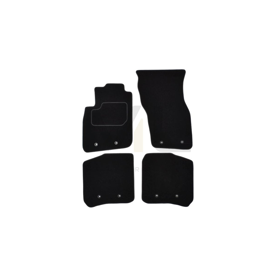 MAMMOOTH A041 VOL120 PRM 01 Floor mat set for VOLVO V40 Estate (VW, 645) Textile, Front and Rear, Quantity: 4, Black