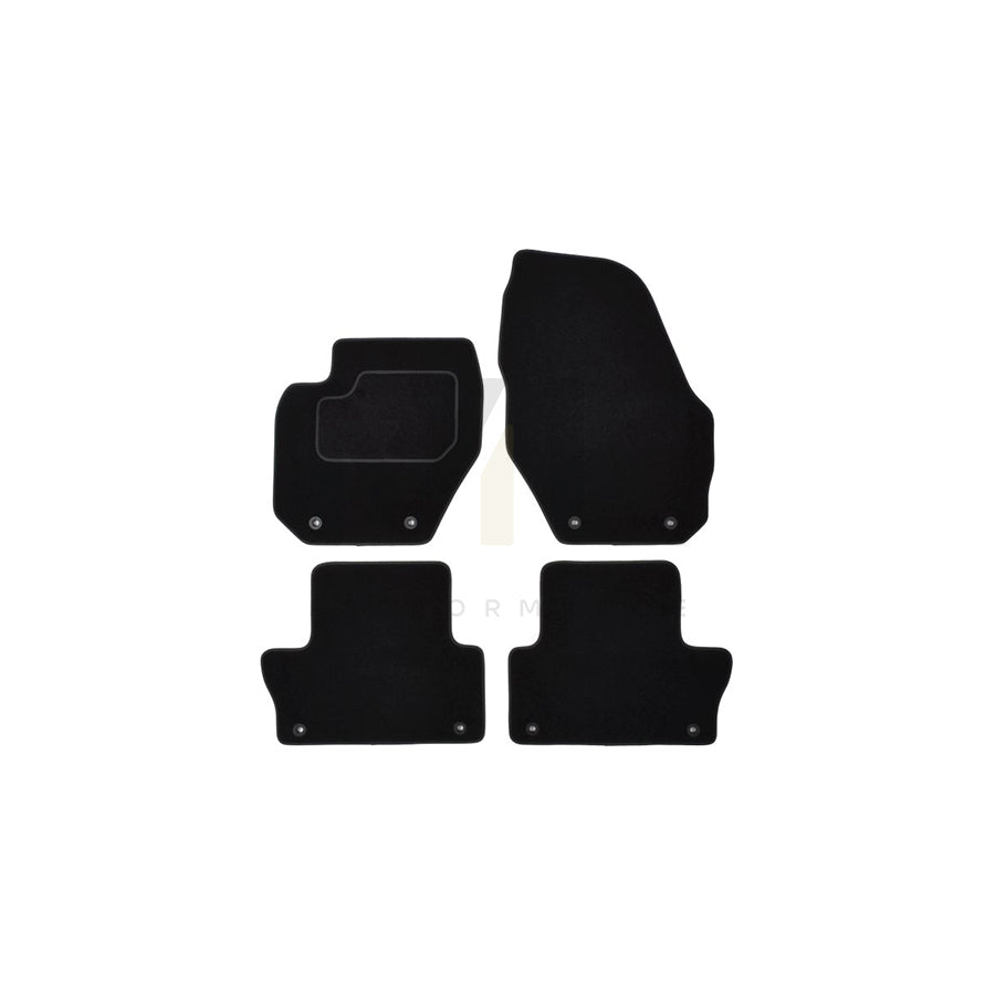 MAMMOOTH A041 VOL160 PRM 01 Floor mat set for VOLVO XC60 I (156) Textile, Front and Rear, Quantity: 4, Black
