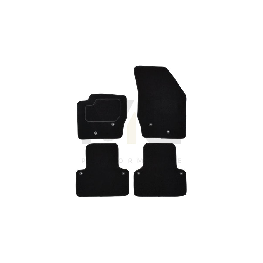 MAMMOOTH A041 VOL180 PRM 01 Floor mat set for VOLVO XC90 I (C, 275) Textile, Front and Rear, Quantity: 4, Black