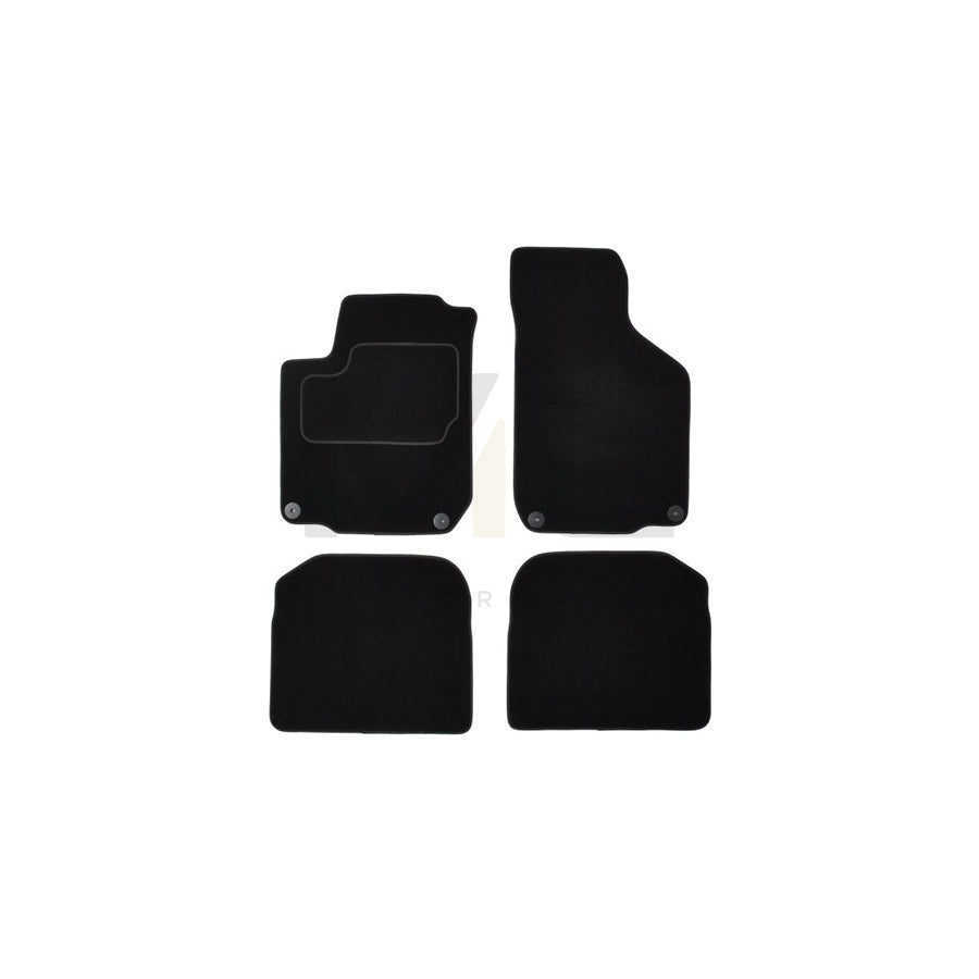 MAMMOOTH A041 VW15 PRM 01 Floor mat set for VW BORA Textile, Front and Rear, Quantity: 4, Black