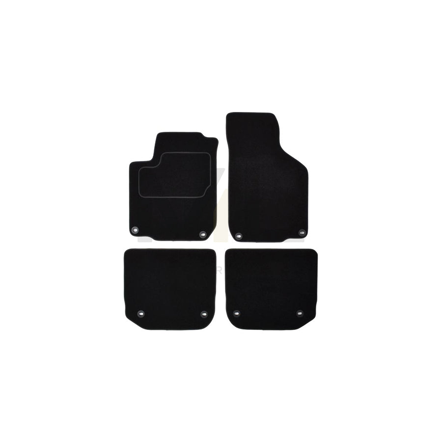 MAMMOOTH A041 VW245 PRM 01 Floor mat set for VW NEW BEETLE Textile, Front and Rear, Quantity: 4, Black