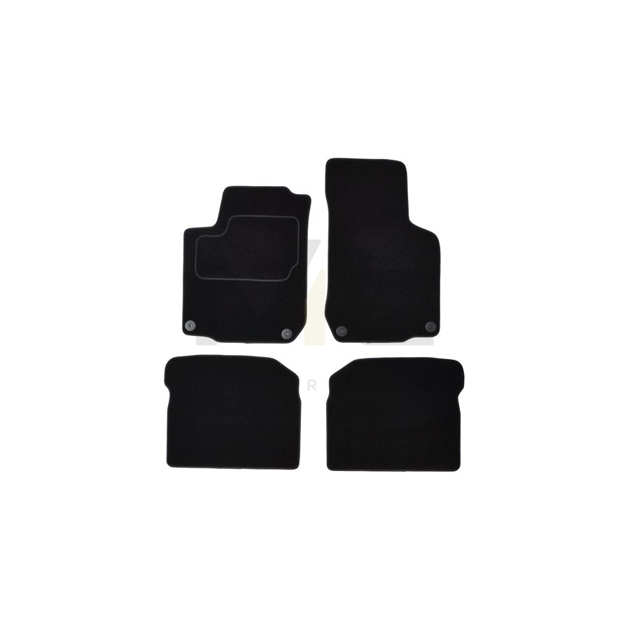MAMMOOTH A041 VW25 PRM 01 Floor mat set for VW BORA Textile, Front and Rear, Quantity: 4, Black