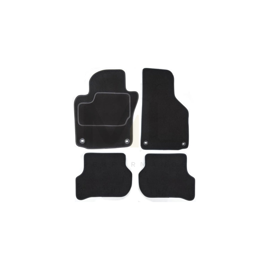 MAMMOOTH A041 VW325 PRM 01 Floor mat set for VW Polo III Hatchback (6N1) Textile, Front and Rear, Quantity: 4, Black