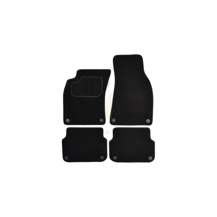 MAMMOOTH Tailored A041 AUD175 PRM 01 Floor mat set for AUDI A6 C6 Saloon (4F2) Textile, Front and Rear, Quantity: 4, Black