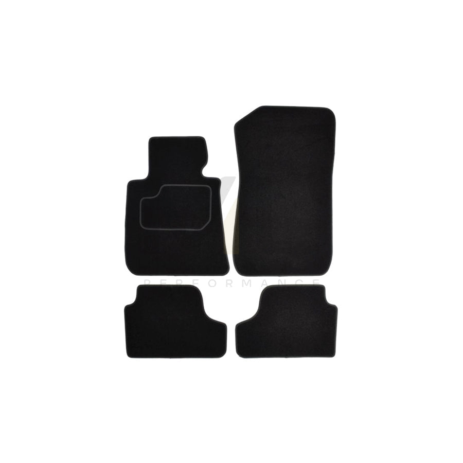 MAMMOOTH Tailored A041 BM115 PRM 01 Floor mat set for BMW 3 Convertible (E93) Textile, Front and Rear, Quantity: 4, Black
