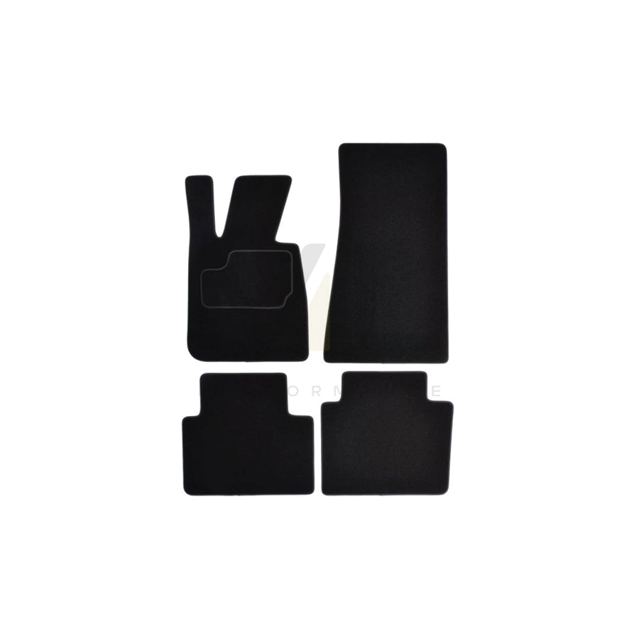MAMMOOTH Tailored A041 BM195 PRM 01 Floor mat set for BMW 6 Coupe (E24) Textile, Front and Rear, Quantity: 4, Black