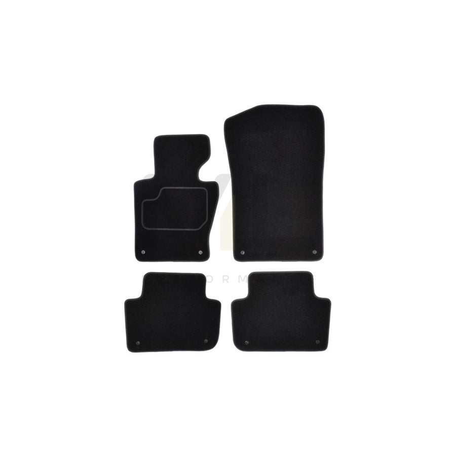 MAMMOOTH Tailored A041 BM250 PRM 01 Floor mat set for BMW X3 (E83) Textile, Front and Rear, Quantity: 4, Black