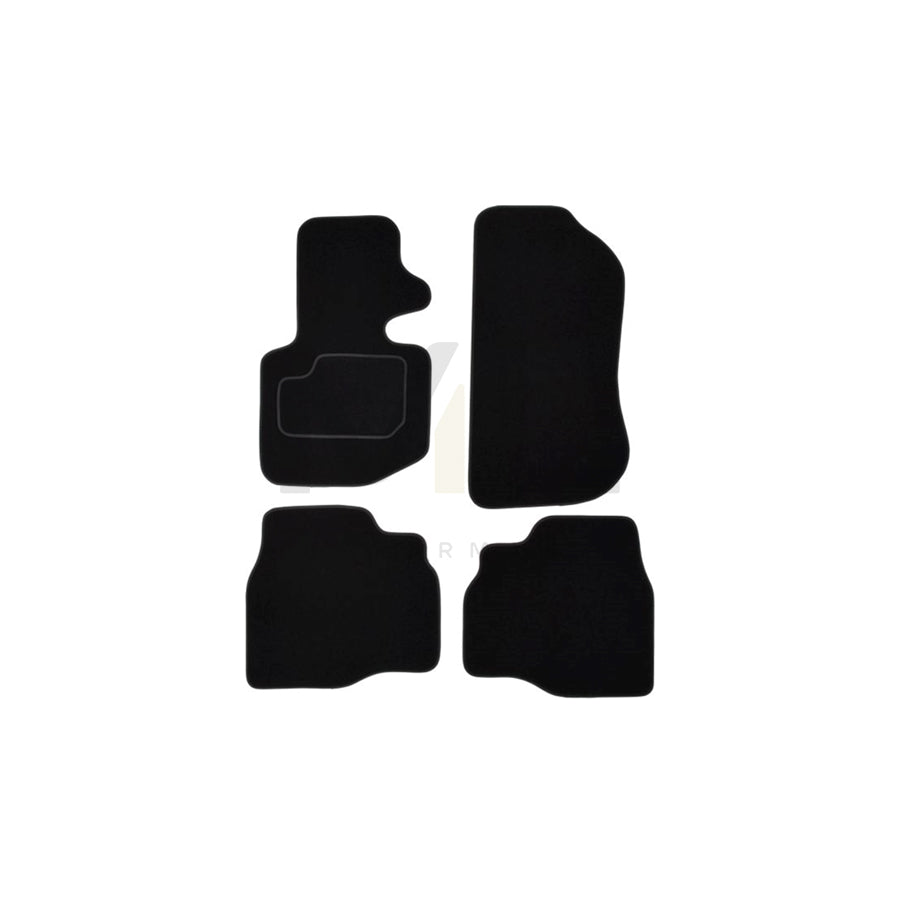 MAMMOOTH Tailored A041 BM40 PRM 01 Floor mat set for BMW 3 Series Textile, Front and Rear, Quantity: 4, Black